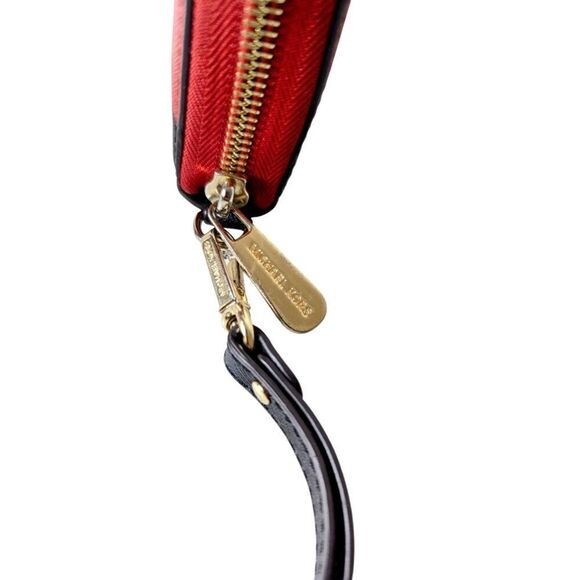 MICHAEL KORS Jet Set Saffiano Leather Wallet Wristlet - Picture 6 of 8